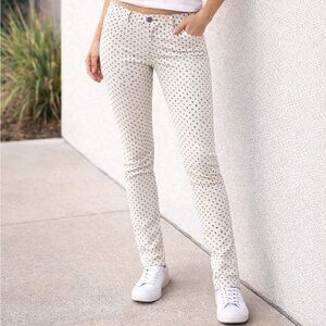 Splendid Cream/Black Patterned Skinny Jeans 🫶